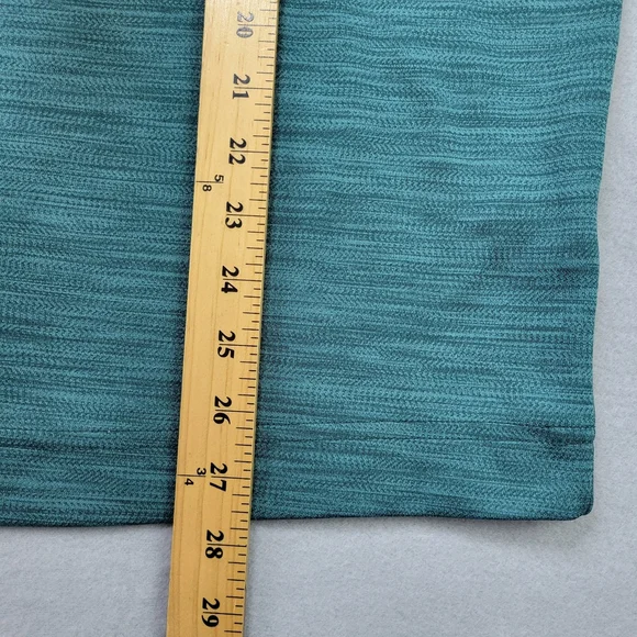 Greg Norman 1/4 Zip Pullover Shirt Men Size XL Green Striped Golf Shark Logo - Picture 6 of 9